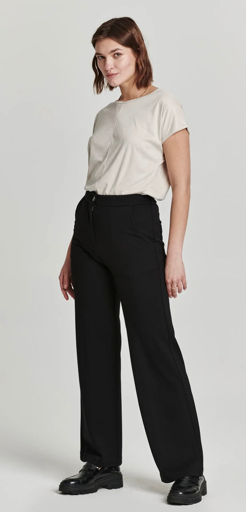 Another Love Black Bishop High Rise Wide Leg Pant