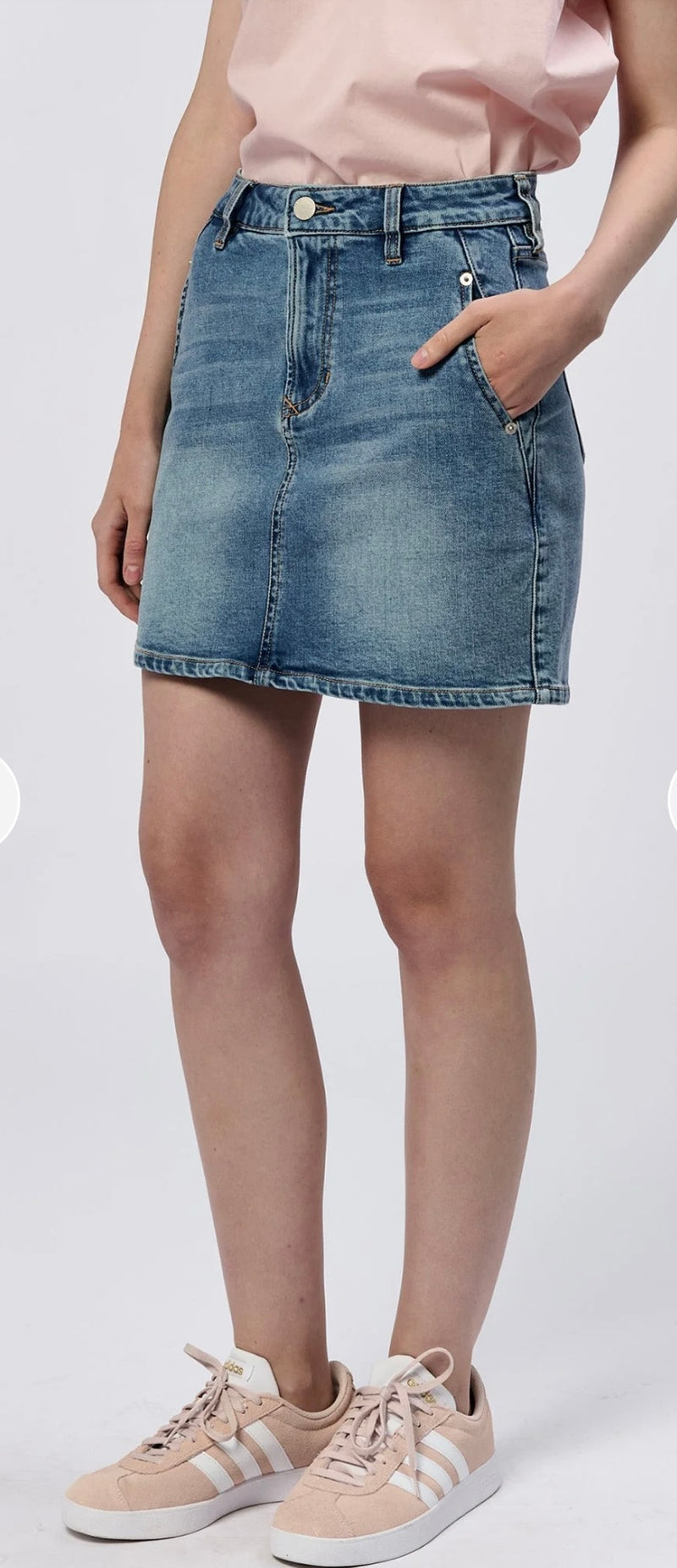 Dear John Denim Agora High Rise Denim Mini Quinn Skirt