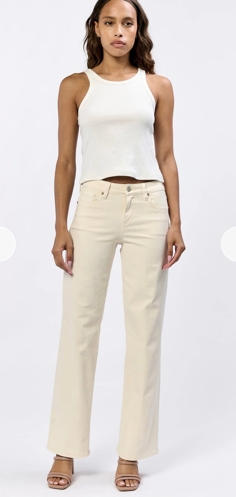 Dear John Denim Wheat High Rise Straight Leg Taylor Denim Jeans
