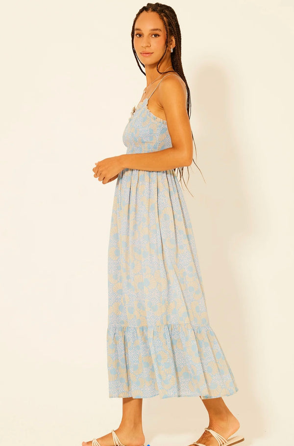 Bila 77 Sandshell Spaghetti Strap Lyon Max Dress
