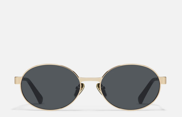 Quay Gold Frame w/Smoke Lens Anyways Sunglasses