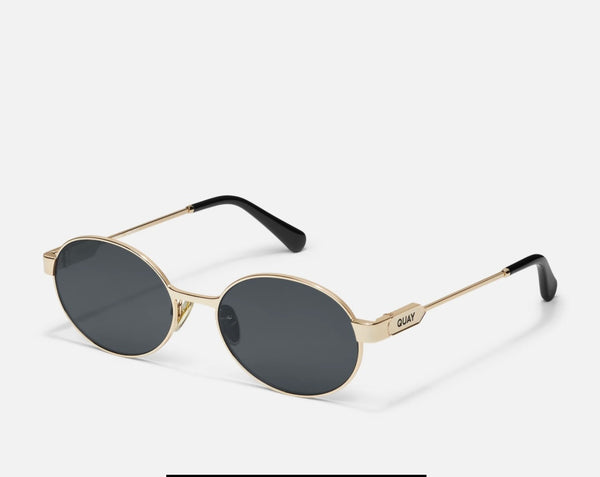 Quay Gold Frame w/Smoke Lens Anyways Sunglasses