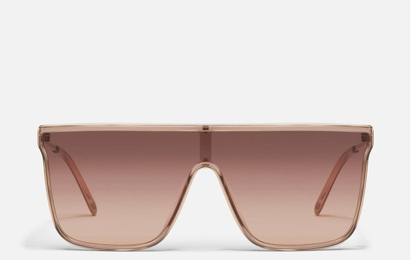 Quay Doe Frames/Brown Fawn Lens Metal Framed Nightfall Remixed Sunglasses