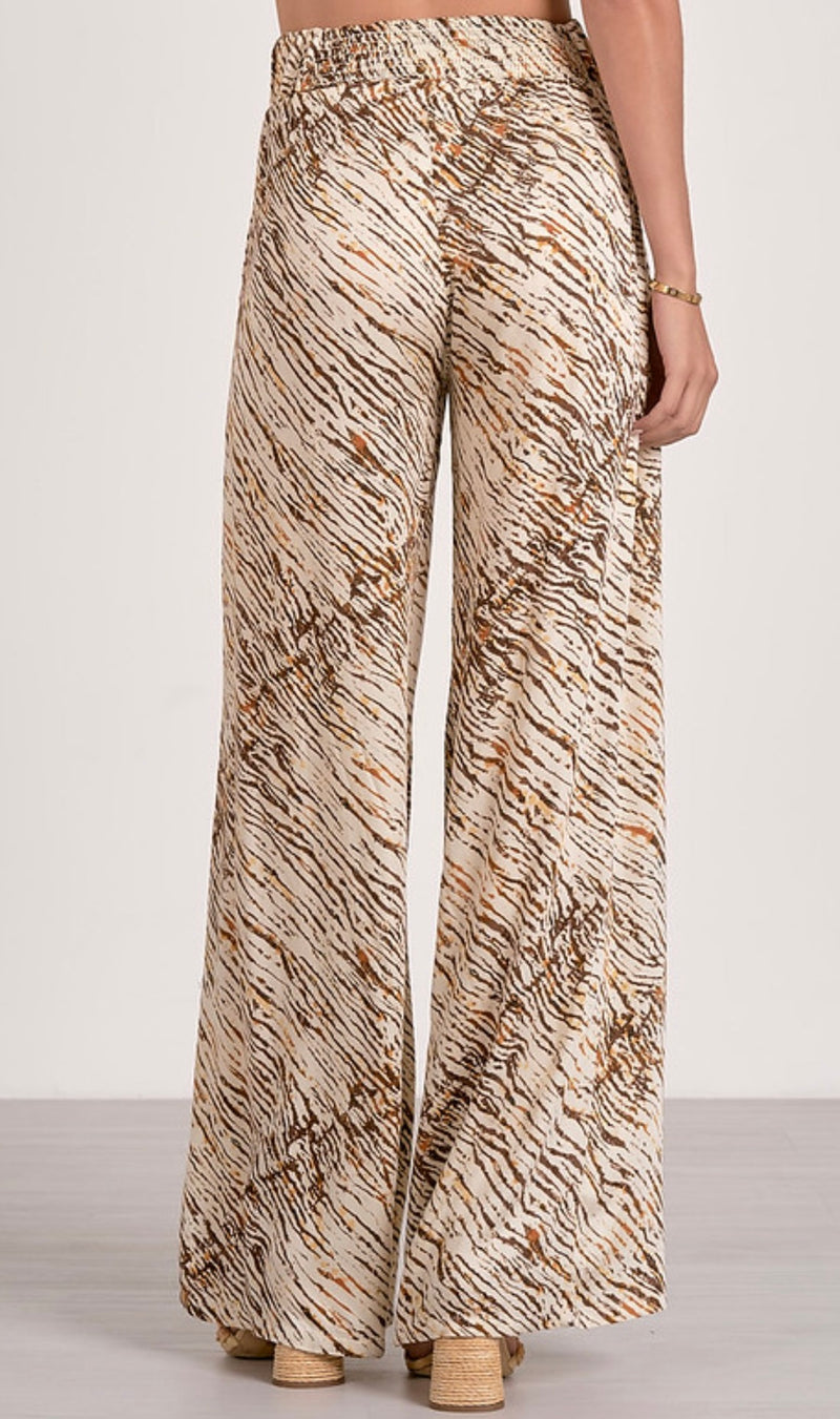 Elan Neutral Sahara Sasa Tie Waist Pant