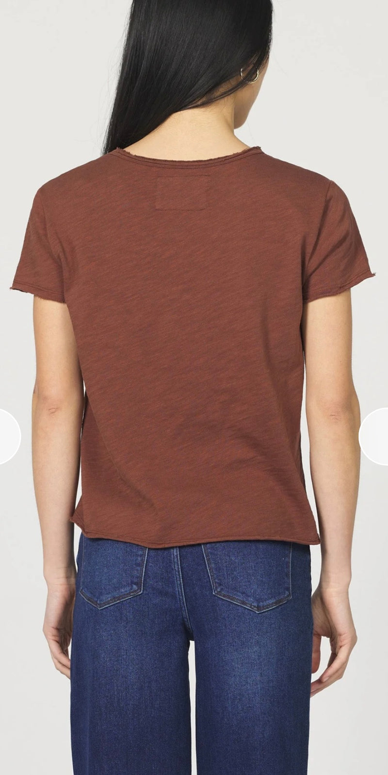 Dear John Denim Cappuccino Short Sleeve Vanya Top