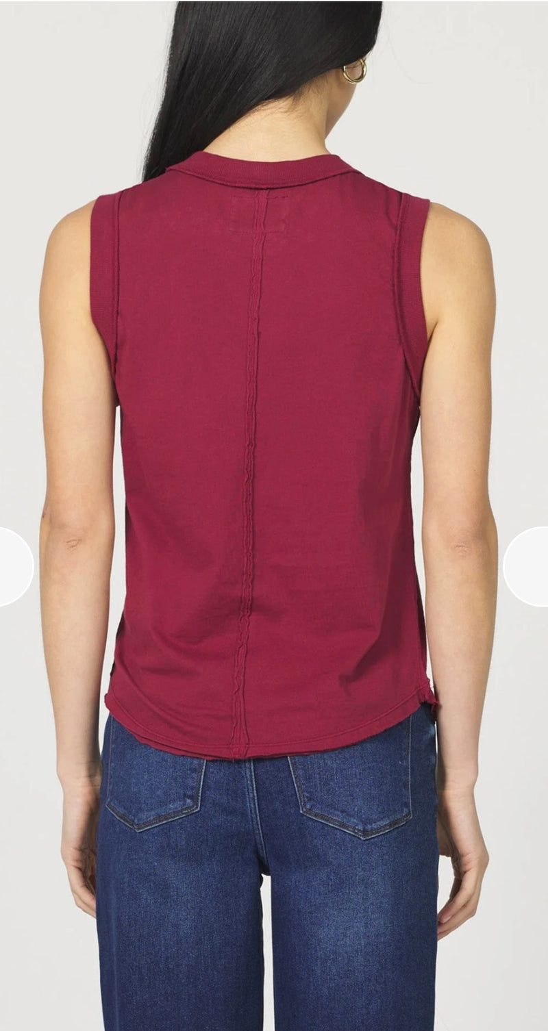 Dear John Denim Tibetan Red Zo Tank Top