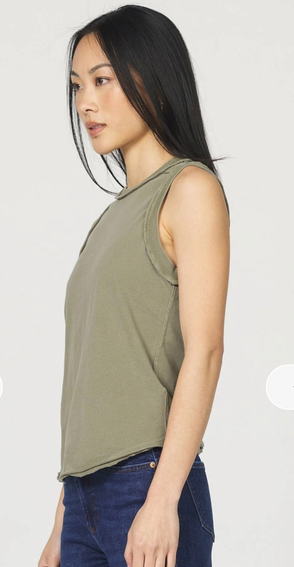 Dear John Denim Vetiver Sleeveless Tank Top