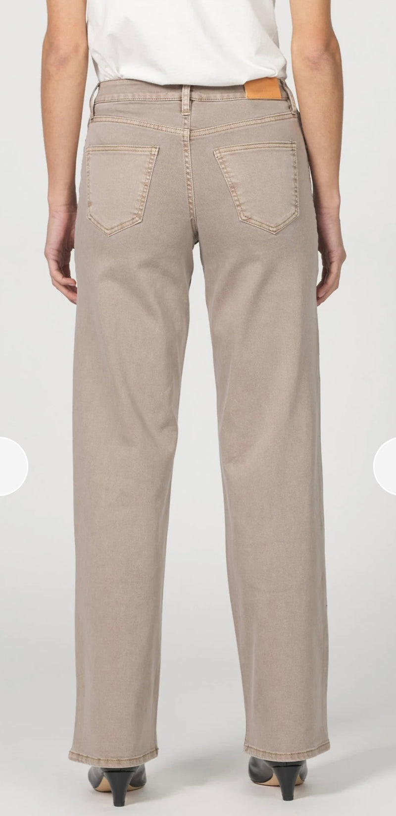 Dear John Denim Cashmere Mid Rise Straight Leg Taylor Jean