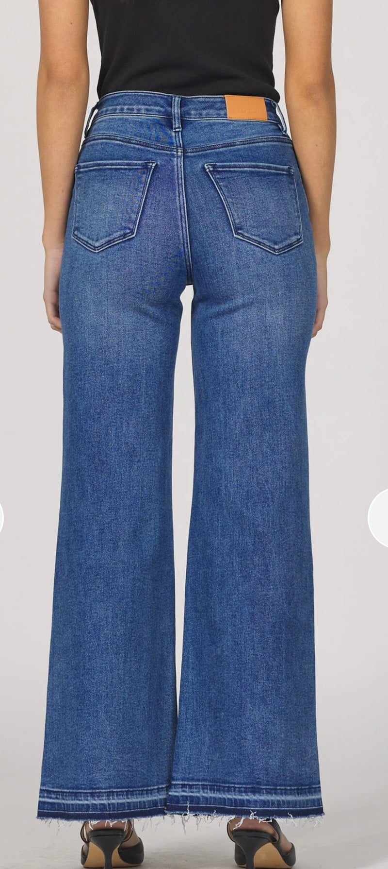 Der John Denim Summerville Straight Wide Leg High Rise Holly Jean