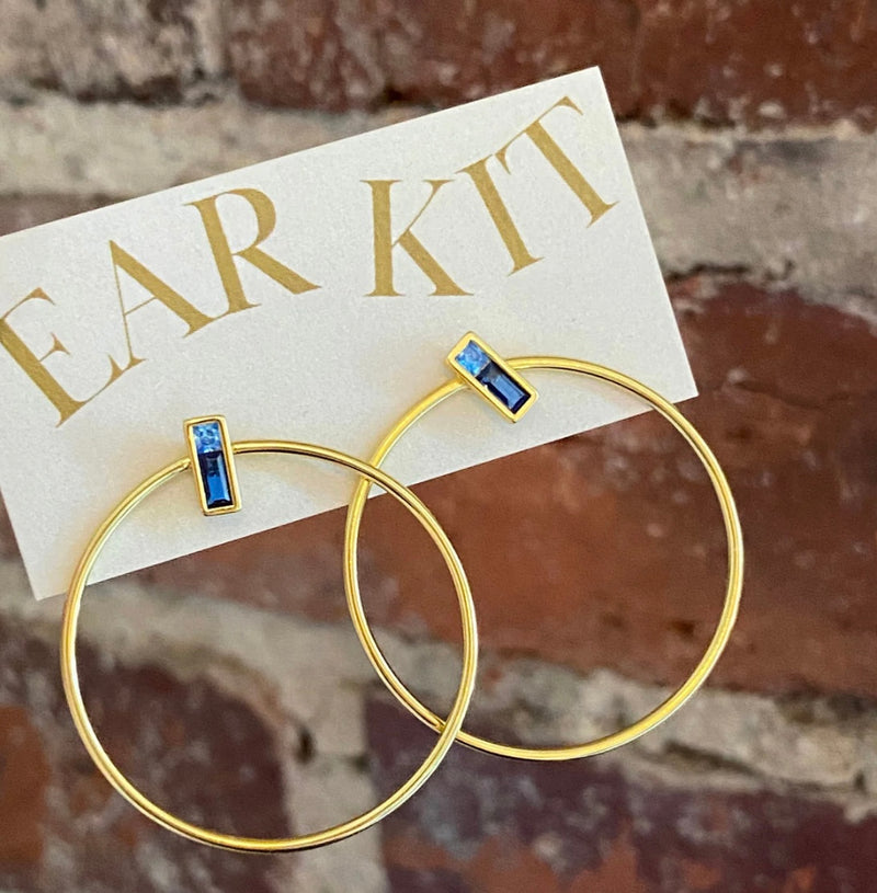 EARKIT Gold/Silver Hoop Jackets Jewelry