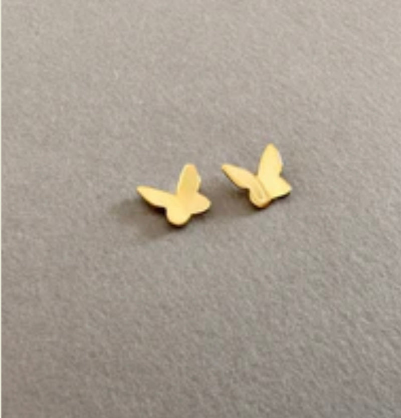 EARKIT Gold/Silver Butterfly Plate Jewelry
