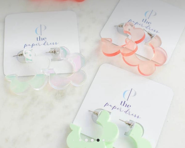 The Paper Dress Many Colors Mini Daisy Spring Earrings