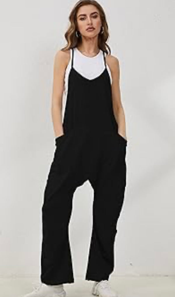 Illa Illa Charcoal Cable Knit Overall Spring Jumpsuit