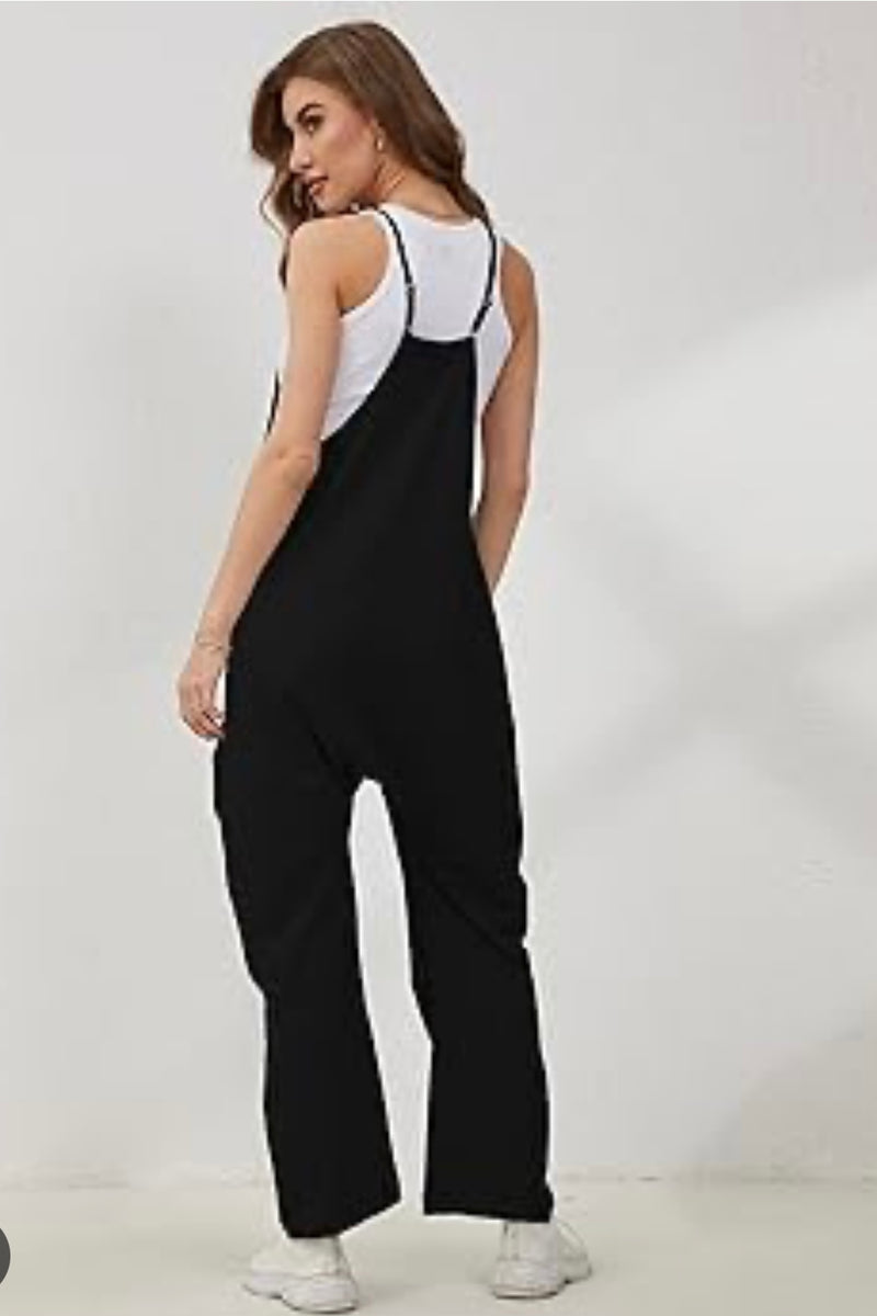 Illa Illa Charcoal Cable Knit Overall Spring Jumpsuit