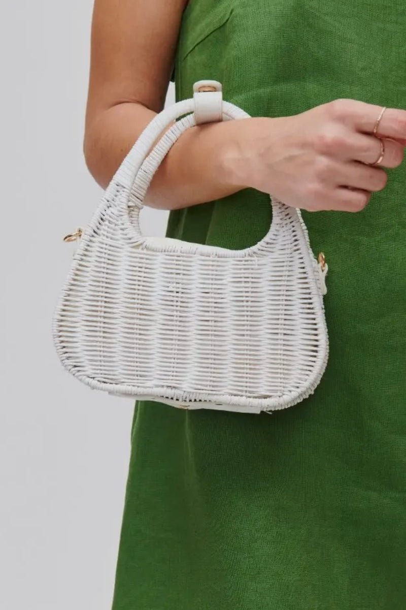 Urban Wicker Vegan Leather Handbag Spring Bag