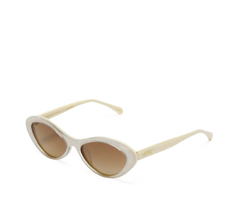 Billini The Ferragni Cream Tort Frames with Cream Honey Fade Lenses Polarized Sunglasses