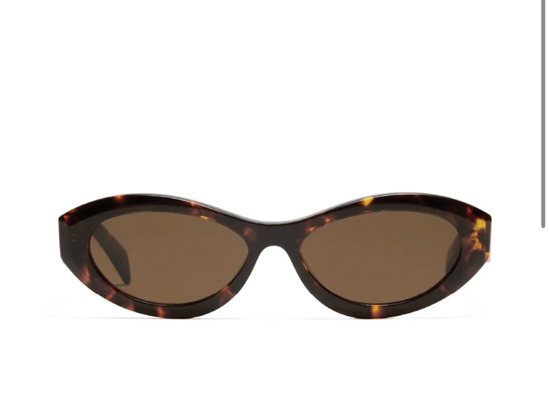 BILLINI The Selita Havana Tort Chocolate Lense Polarized Sunglasses