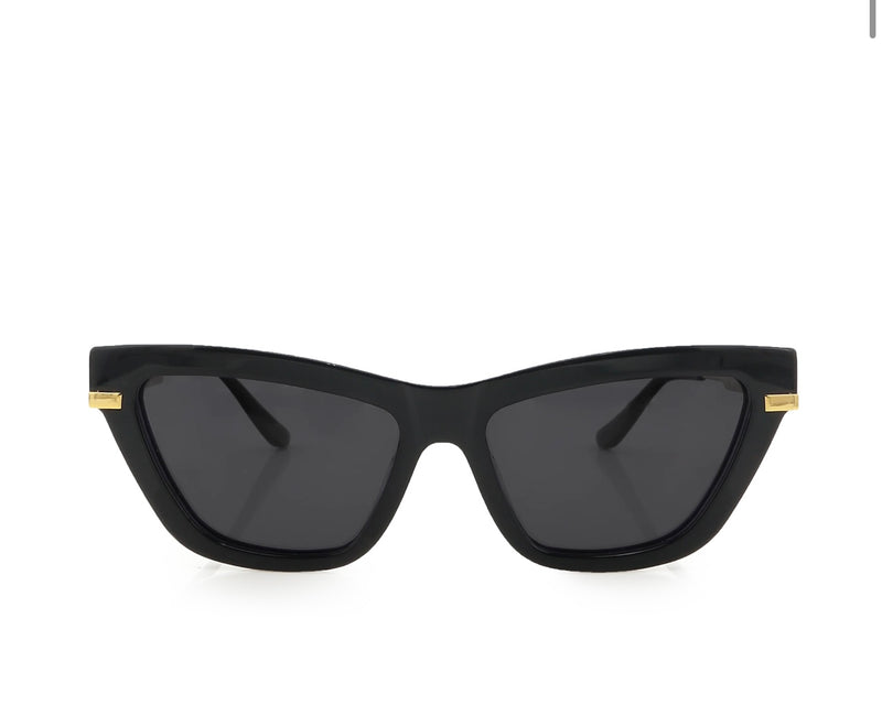 Billini The Whitney Black frames with Jet Lenses Polarized Sunglasses